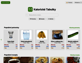 kaloricketabulky.cz screenshot
