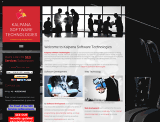 kalpanasoftech.co.in screenshot