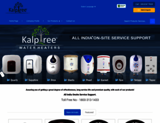 kalptreeappliances.in screenshot