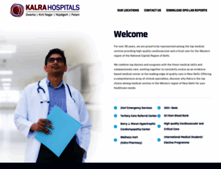 kalrahospital.net screenshot