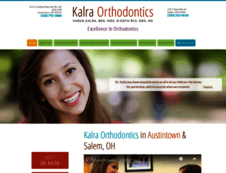 kalraorthodontics.com screenshot