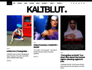 kaltblut-magazine.de screenshot