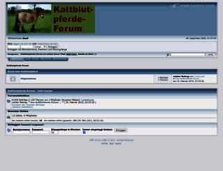 kaltblutpferde-forum.de screenshot