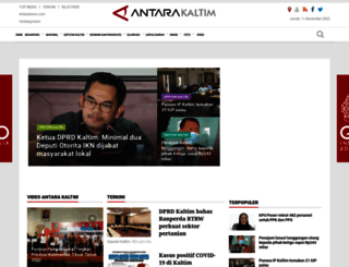kaltim.antaranews.com screenshot
