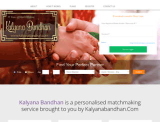 kalyanabandhan.com screenshot
