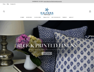 kalyanatextiles.com screenshot