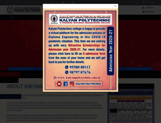 kalyanpolytechnic.edu.in screenshot