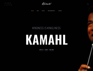 kamahl.com screenshot