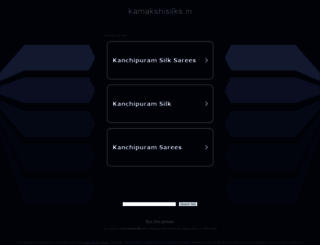 kamakshisilks.in screenshot