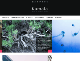kamala.themeous.com screenshot