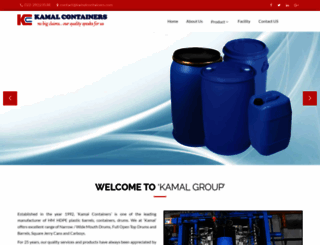 kamalcontainers.com screenshot