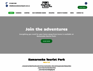 kamarookatouristpark.com.au screenshot