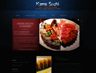 kamasushistratford.com screenshot