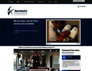 kambeitzchiropractic.com screenshot