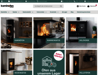 kaminofen-shop.de screenshot