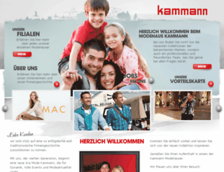 kammann-mode.de screenshot