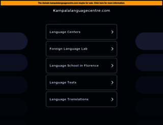 kampalalanguagecentre.com screenshot
