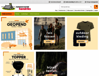 kampeerwereldhendriks.nl screenshot