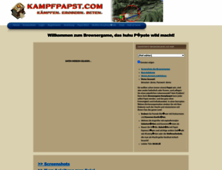 kampfpapst.com screenshot