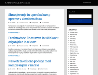 kampiranje-nasveti.com screenshot