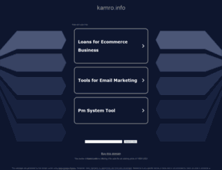 kamro.info screenshot