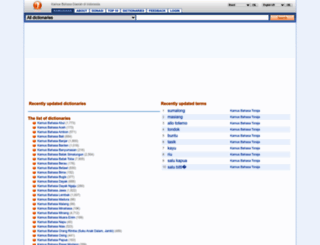 kamusiana.com screenshot
