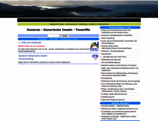 kanaren-portal.de screenshot