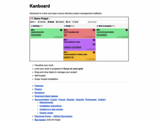 kanboard.net screenshot