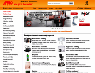 kancelarskepotreby.cz screenshot