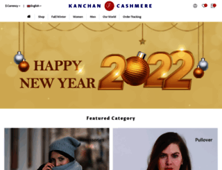 kanchancashmere.com screenshot