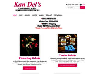 kandelscandles.com screenshot