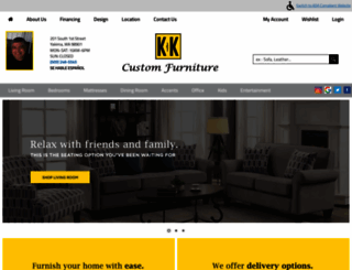 kandkfurniture.com screenshot