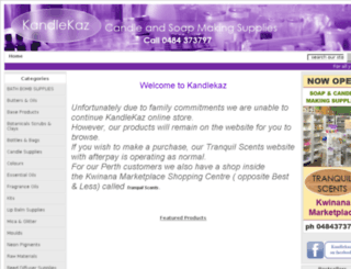 kandlekaz.com.au screenshot