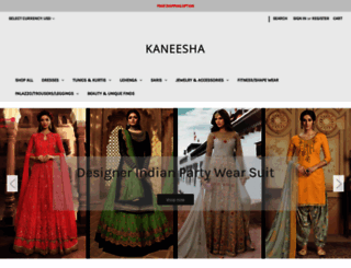 kaneesha.com screenshot