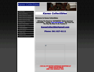 kanescollectibles.com screenshot