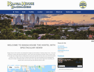 kangahouse.com.au screenshot