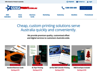 kangaprint.com.au screenshot