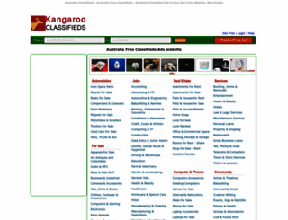 kangarooclassifieds.com screenshot