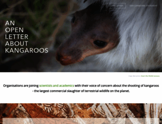 kangaroomatters.org screenshot