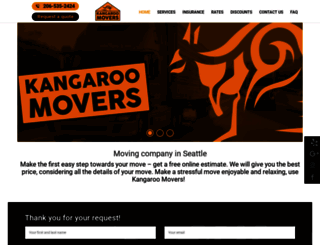 kangaroomoversseattle.com screenshot