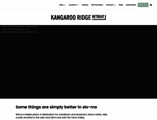 kangarooridge.com.au screenshot