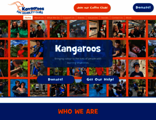 kangaroos.org.uk screenshot