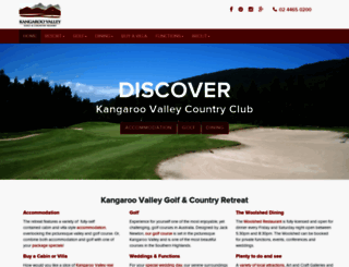 kangaroovalleygolf.com.au screenshot