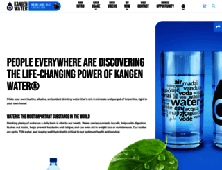 kangen-water-ionizers.info screenshot