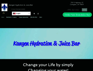 kangenwatercenterla.com screenshot