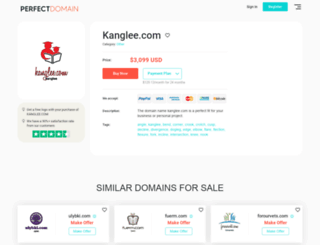 kanglee.com screenshot