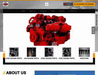 kangmingengineparts.com screenshot