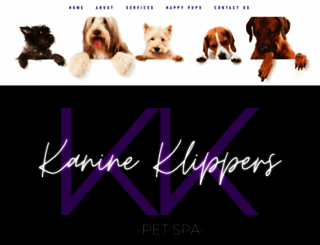 kanineklippers.com screenshot