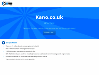 kano.co.uk screenshot