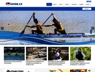 kanoe.cz screenshot